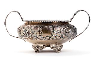 Sterling silver sugar bowl - London 1823,  James Hyde