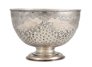 Sterling silver bowl - London 1905,  Hunt & Roskell