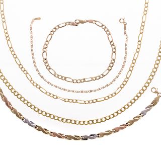 A Ladies Collection of 10K Gold Jewelry