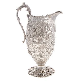 S Kirk & Son Sterling Silver Repousse Pitcher