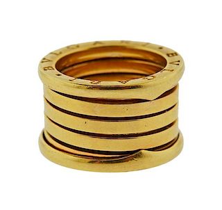 Bvlgari Bulgari B.Zero1 18k Gold Band Ring 
