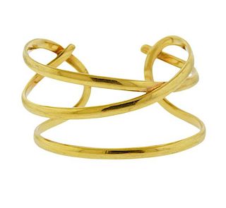 Tiffany &amp; Co Angela Cummings 18K Gold Cuff Bracelet