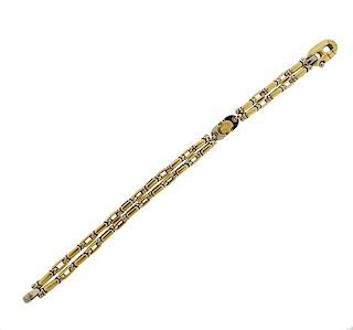 Baraka 18k Gold Link Bracelet 
