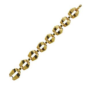 Tiffany &amp; Co Mid Century 14k Gold Link Bracelet 