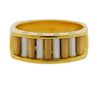 Cylettes 18k Gold Mother of Pearl Ring 