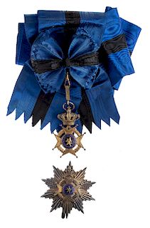 Belgium , order of Leopold II, Grand cross set