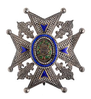 Spain, Order of Charles III, gran Officer breast star