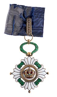 Yugoslavia, Order of the crown, commander’s neck badge.III class