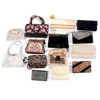 14 Assorted Beaded & Evening Bags