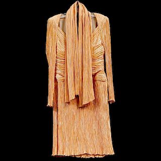 Mary McFadden Couture Dress, 1980â€™s