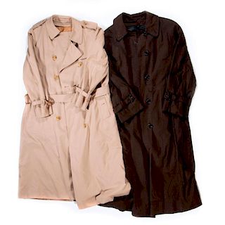 Two BurberryLondon Cotton Trench Coats