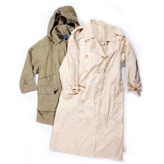 Two BurberryLondon Lightweight Cotton Blend Jackets