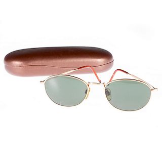 Pair of Giorgio Armani Goldtone Sunglasses