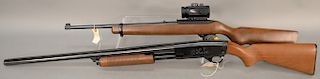 Two guns, Savage shotgun, model 30F, twelve gauge pump action, 28" barrel, no serial number (539), Ruger Rifle model 10/22, carbine 22 caliber semi au