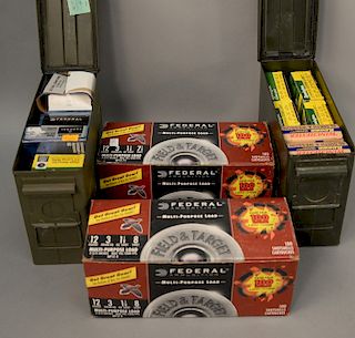 Group of ammo to include 12 gauge, 40 cal., 30-06, 30-30, etc.