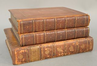 Three books to include, Science of Heraldry by James Dallaway, Diogenes Laertius Amsterdam 1692, two volumes.