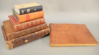 Group of six books to include, Gossweinstein views 1901 folio, (2) Origine atque auctoribus amsterdam 1700, (3) Silius Italicus punicorum libri by Bra