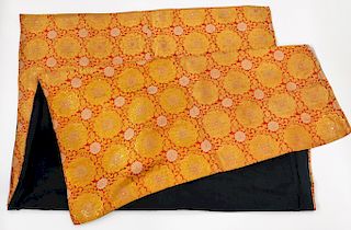 Japanese Meiji Period Silk Brocade Alter Cloth