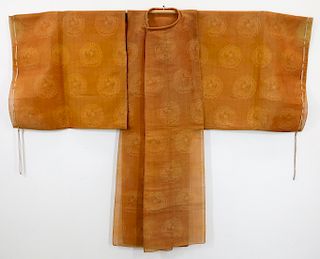 18C. Japanese Edo Period Kariginu No Costume
