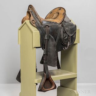 U.S. Model 1859 McClellan Saddle Identified to Quartermaster Sergeant Charles D. Warner, 123rd New York Volunteer Infantry, and Saddle