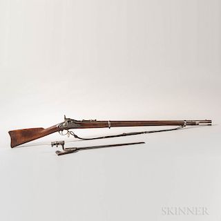 U.S. Model 1868 Trapdoor Rifle and Bayonet