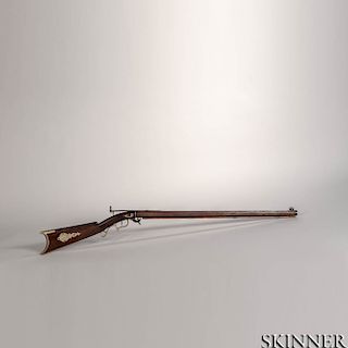 Underhammer Target Rifle Attributed to David Hall Hilliard, Cornish, New Hampshire