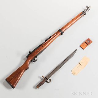 Arisaka Type 99 Bolt-action Rifle and a Beaumont-Vitali Model 1871/88 Bolt-action Rifle