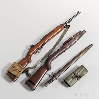 Quality Hardware Manufacturing  Corp. M1 Carbine with Extra Stock, Bayonet, and Cleaning Kit