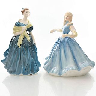 2 ROYAL DOULTON PEGGY DAVIES CLASSIC FIGURINES
