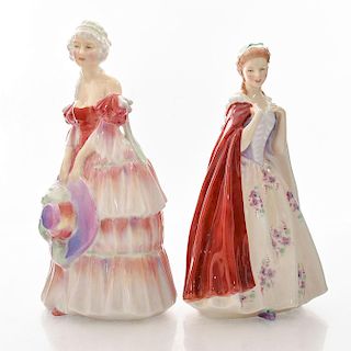 2 ROYAL DOULTON PRETTY LADY FIGURINES, VERONICA, BESS