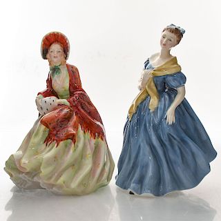 2 ROYAL DOULTON FIGURINES, HER LADYSHIP, ADRIENNE