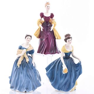 3 ROYAL DOULTON PEGGY DAVIES CLASSIC FIGURINES