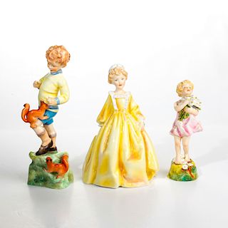 3 ROYAL WORCESTER CHILD CLASSICS FIGURINES
