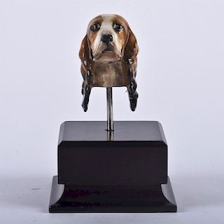 ROYAL DOULTON FIGURE DOG HEAD, COCKER SPANIEL ON BASE