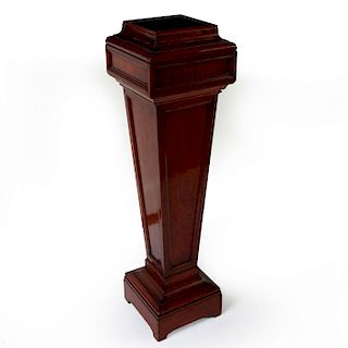 LARGE NEOCLASSICAL WOODEN DISPLAY PEDESTAL BASE