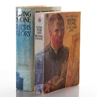 2 BIOGRAPHICAL BOOKS BY IRVING STONE