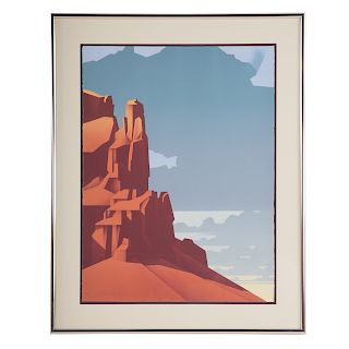 Ed Mell. "Red Rock Afternoon"
