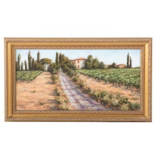 Christine Drewyer. "Tuscan Vineyards"