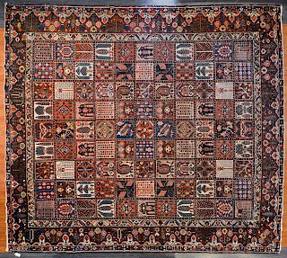 Semi-Antique Bahktiari Carpet, Persia, 13.3x 14.10