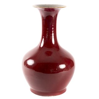 Chinese Sang de Boeuf Bottle Vase