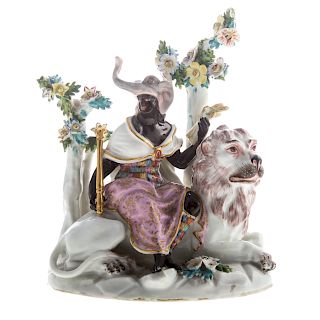 Chelsea/Chelsea Style, Porcelain Figure Of Africa