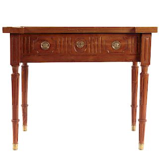 Neoclassical Style Fruitwood Table