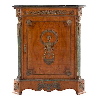Napoleon III Style Marble Side Cabinet