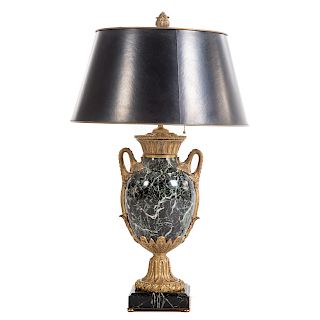 Louis XVI Style Marble/Gilt Bronze Lamp