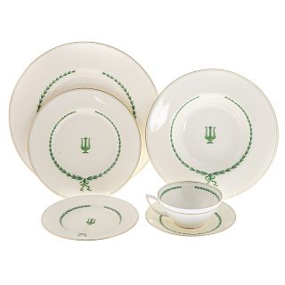 Minton China, Green Lyre Partial Dinner Service