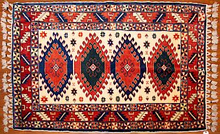 Caucasian Rug, Turkey, 3.6 x 5.2