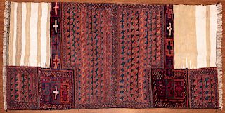 Turkish Mixed Weave Rug, 3 x 6.2
