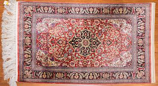 Turkish Silk Hereke Rug, 2.6 x 4