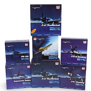 Collection of 7 HobbyMaster 1:48 Aircrafts