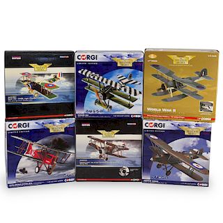 Collection of 6 Corgi 1:48 & 1:72 Scale Aircraft